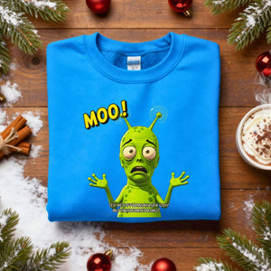 Cosmo Language Sweatshirt, funny galaxy meme pullover, unisex cosmic humor apparel, aesthetic space lover gift sweatshirt by Memez.Store, universe language funny outfit 2025.