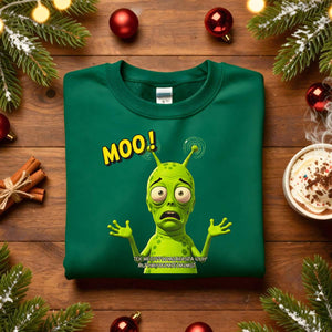 Cosmo Language Sweatshirt, funny galaxy meme pullover, unisex cosmic humor apparel, aesthetic space lover gift sweatshirt by Memez.Store, universe language funny outfit 2025.