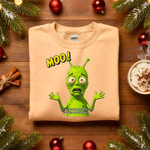 Cosmo Language Sweatshirt, funny galaxy meme pullover, unisex cosmic humor apparel, aesthetic space lover gift sweatshirt by Memez.Store, universe language funny outfit 2025.