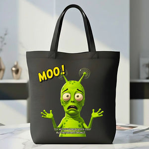 Cosmos Language Meme funny astronomy philosophy tote bag