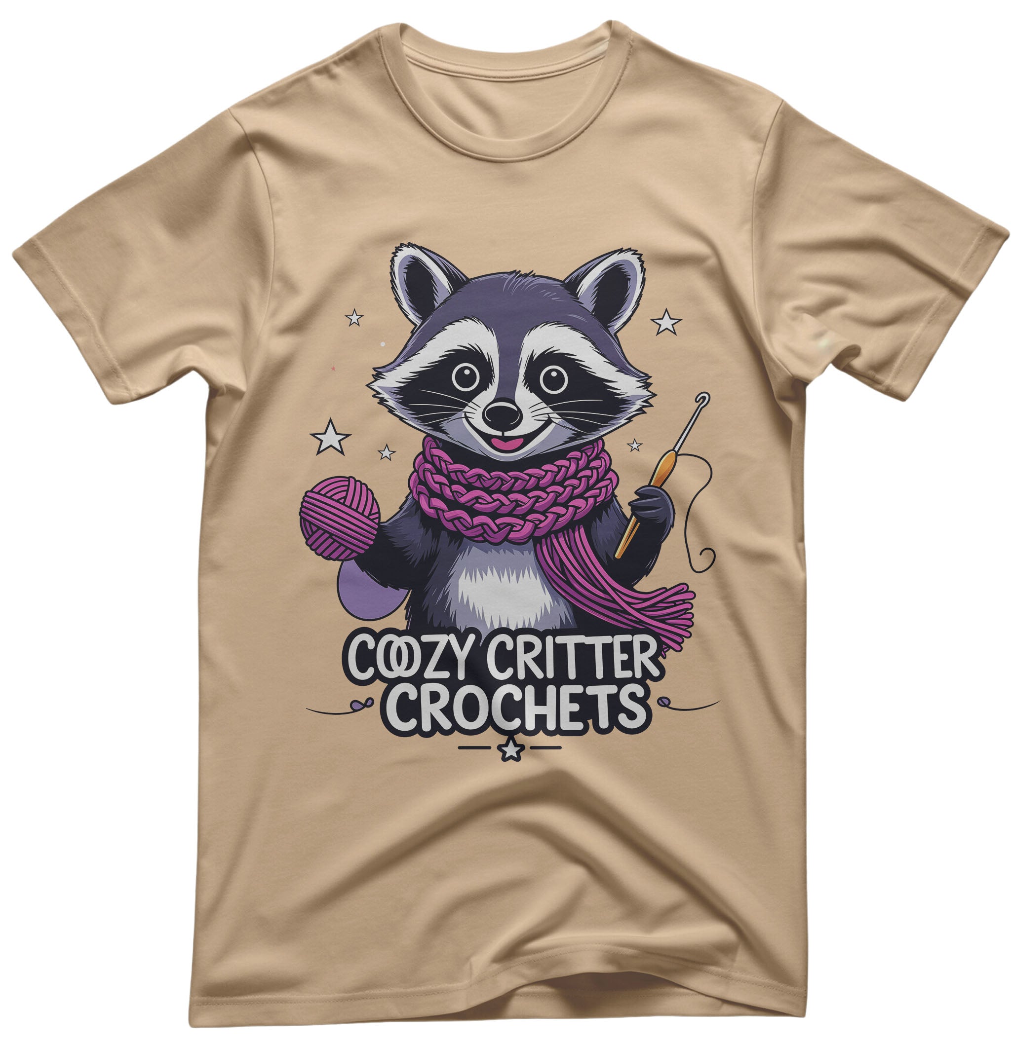 ozy Critter Crochet Funny Meme Tee - Unisex Craft Humor | Memez Store"