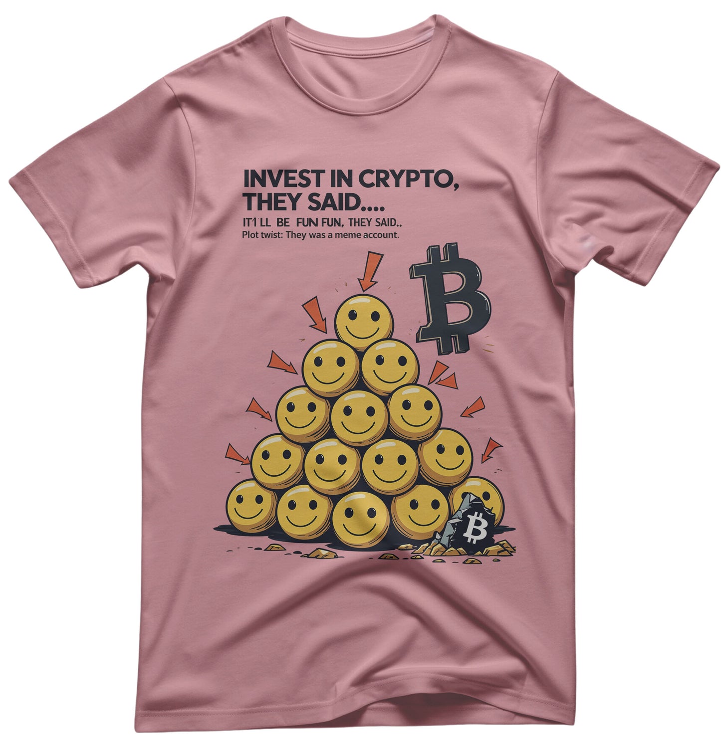Crypto Meme Tee - Blockchain Humor Apparel | Memez Store