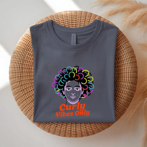 Curly Vibes Only Tee by Memez Store
