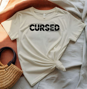 Cursed Typography Meme Graphic T-Shirt by Memez Store
