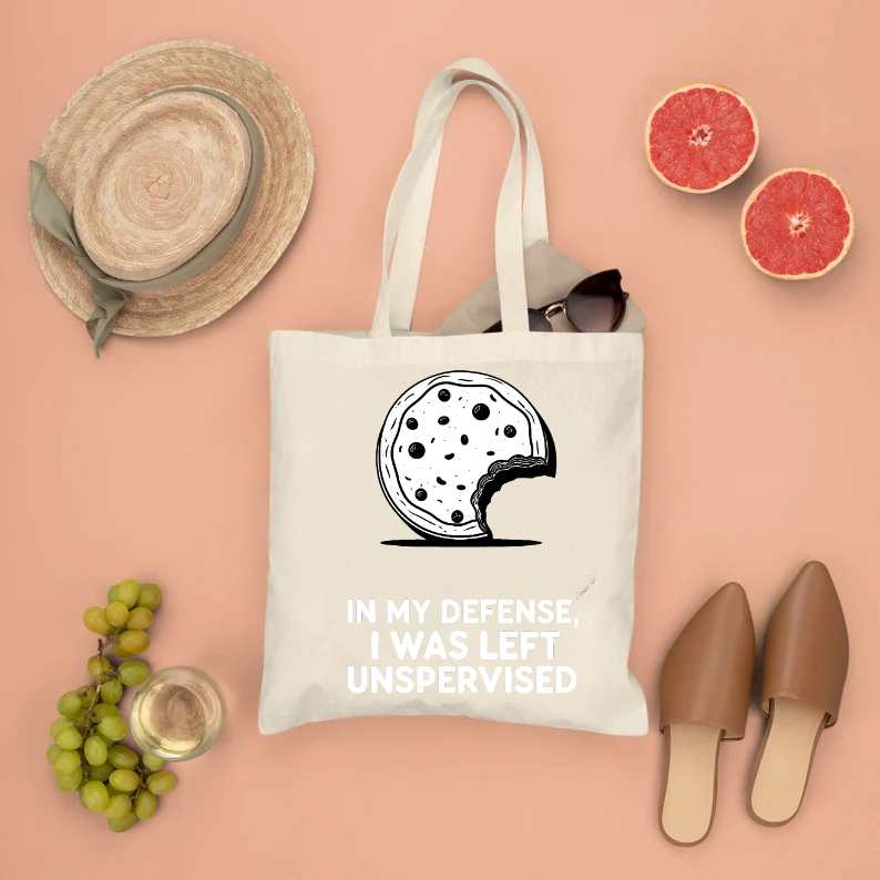 Dark Humour Cookies Canvas Tote Bag Memez Store Funny Design
