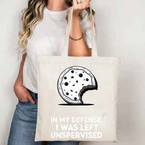 Dark Humour Cookies Canvas Tote Bag Memez Store Funny Design