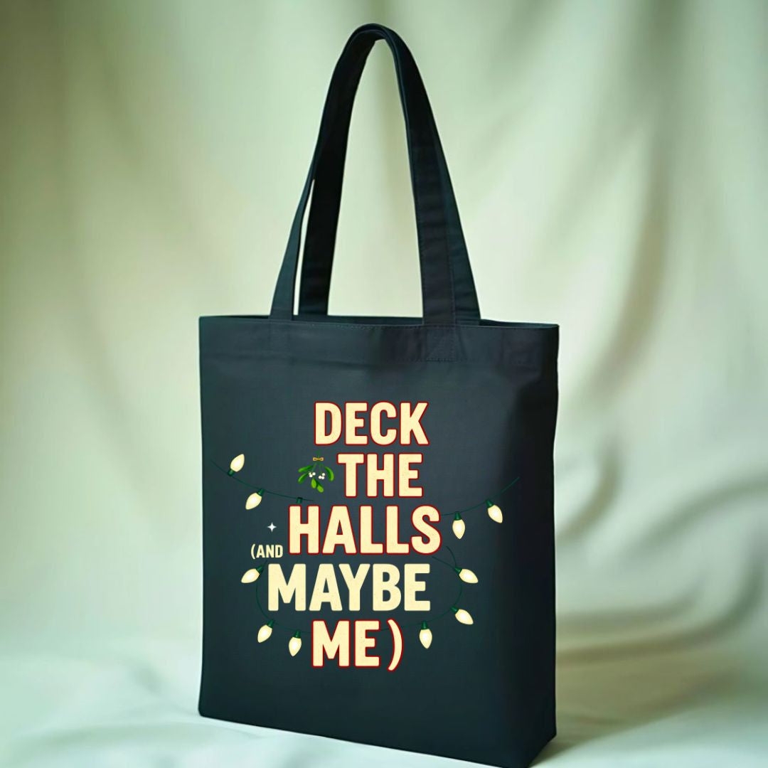 Deck The Halls Festive Christmas Tote Bag