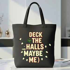 Deck The Halls Festive Christmas Tote Bag