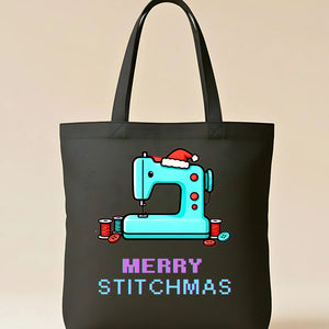 Disney Stitch Christmas Tote Bag - Memez Store