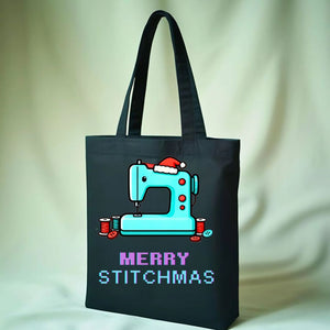 Disney Stitch Christmas Tote Bag - Memez Store