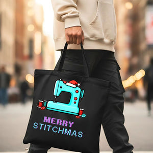 Disney Stitch Christmas Tote Bag - Memez Store