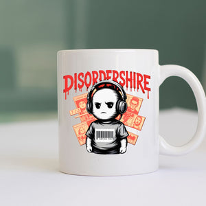 Funny DisorderShire meme mug gift for coworkers