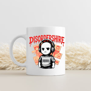 DisorderShire mug in 11oz and 15oz ceramic sizes