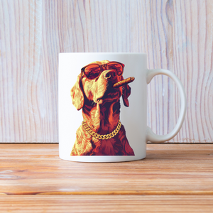 Don Dog coffee mug in 11oz and 15oz sizes