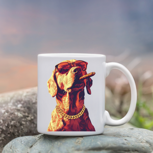 Don Dog coffee mug in 11oz and 15oz sizes