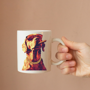 Don Dog coffee mug in 11oz and 15oz sizes