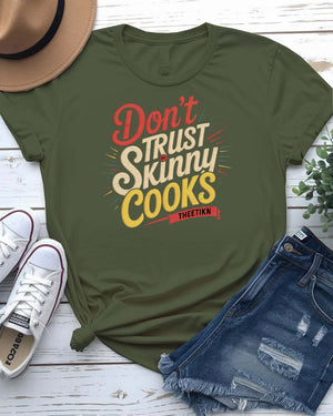Funny foodie unisex t-shirt with bold text