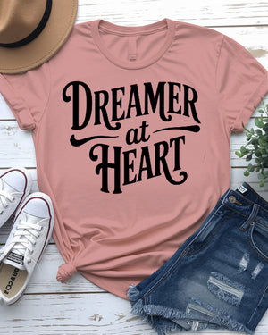 Minimalist dream-themed graphic tee for creatives and free spirits
