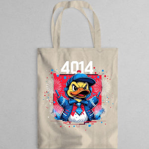 Ducky Tote Bag with cute duck illustration – Memez Store