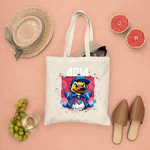 Ducky Tote Bag with cute duck illustration – Memez Store