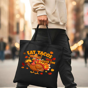 Eat Tacos Funny Food Tote Bag
