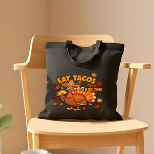Eat Tacos Funny Food Tote Bag
