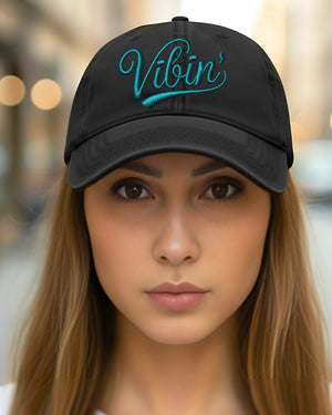 Funny embroidered vibin cap by Memez Store