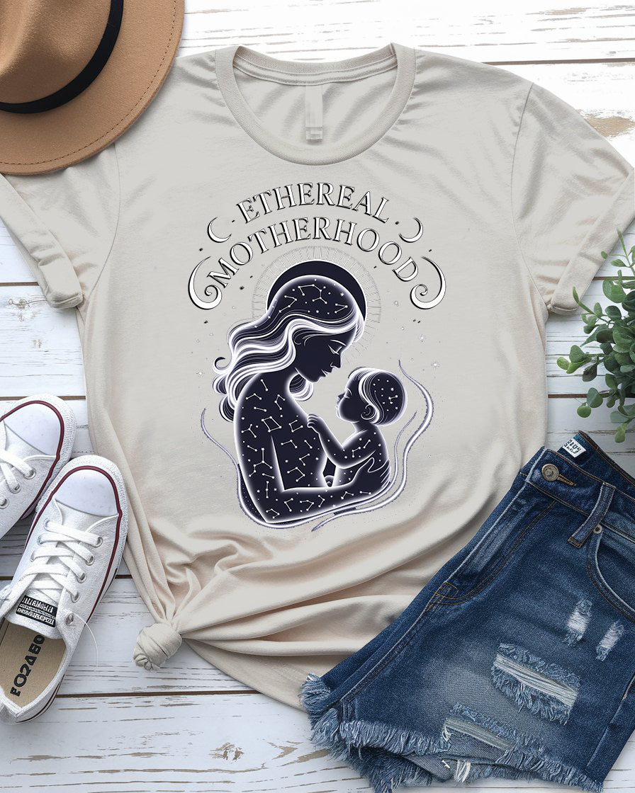 Ethereal Motherhood Tee – Soft & Soulful Gift by Memez Store