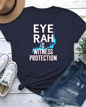 Eye Rah Tee funny meme t-shirt with sarcastic pun graphic – unisex jersey short sleeve shirt, made to order by Memez Store
