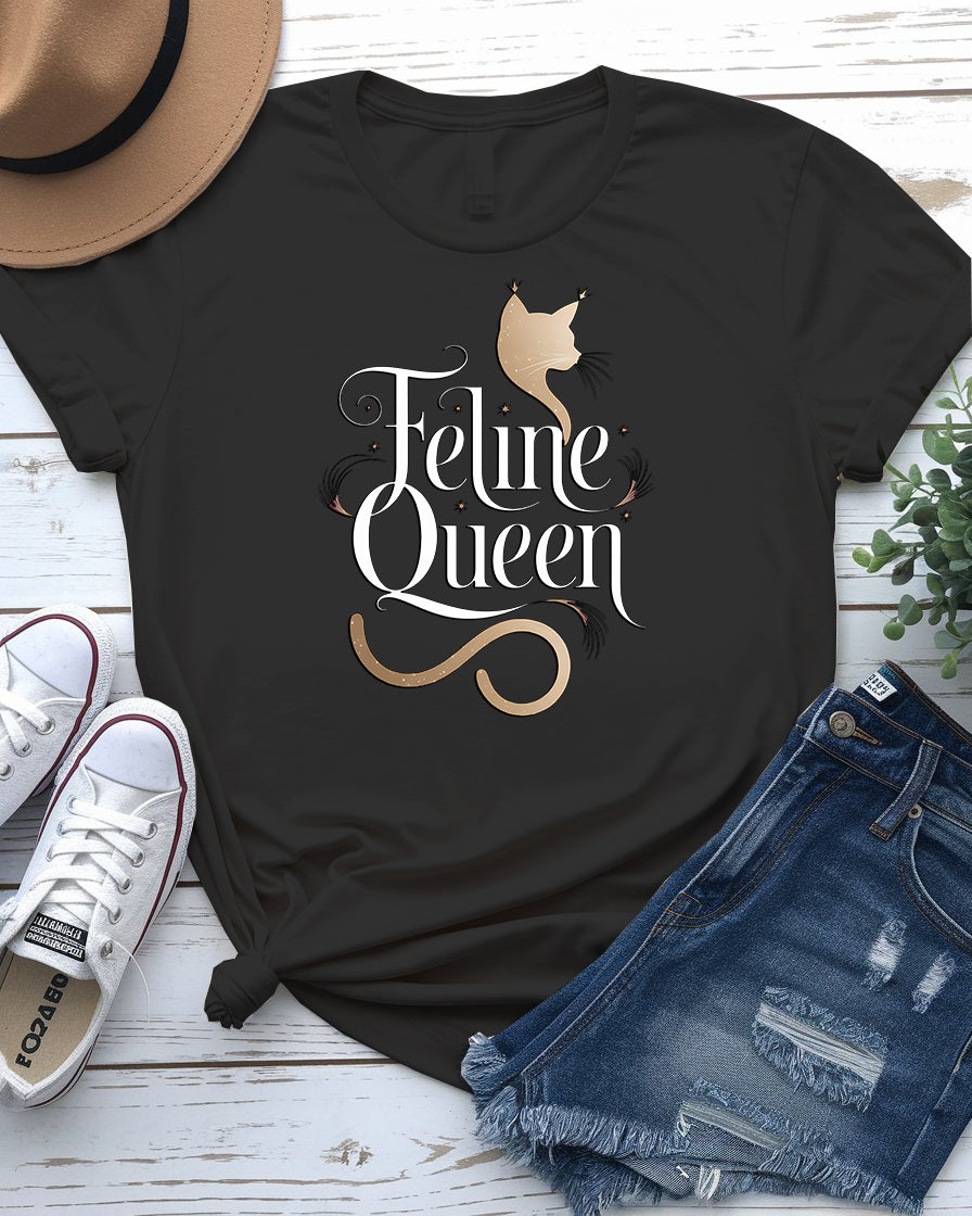 Felme Queen Cat Tee – Funny Cat Lover Shirt | Memez Store