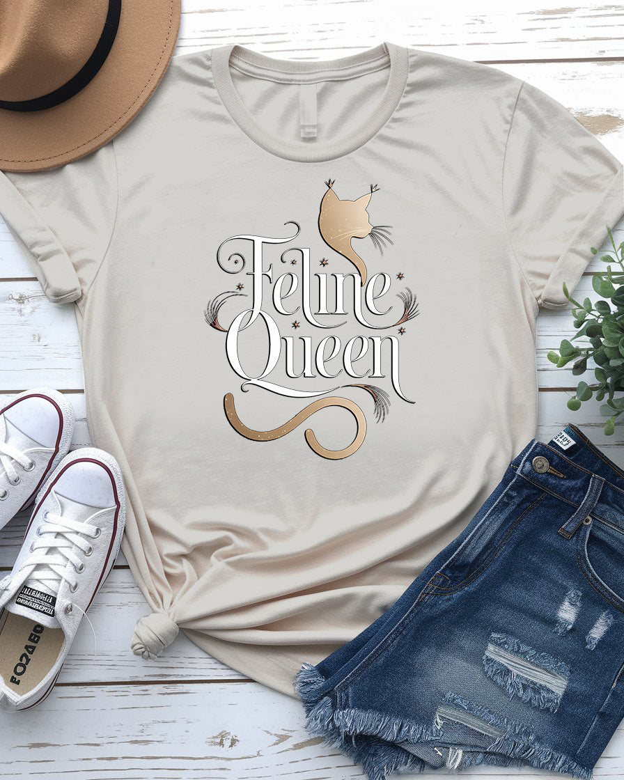 Felme Queen Cat Tee â Funny Cat Lover Shirt | Memez Store