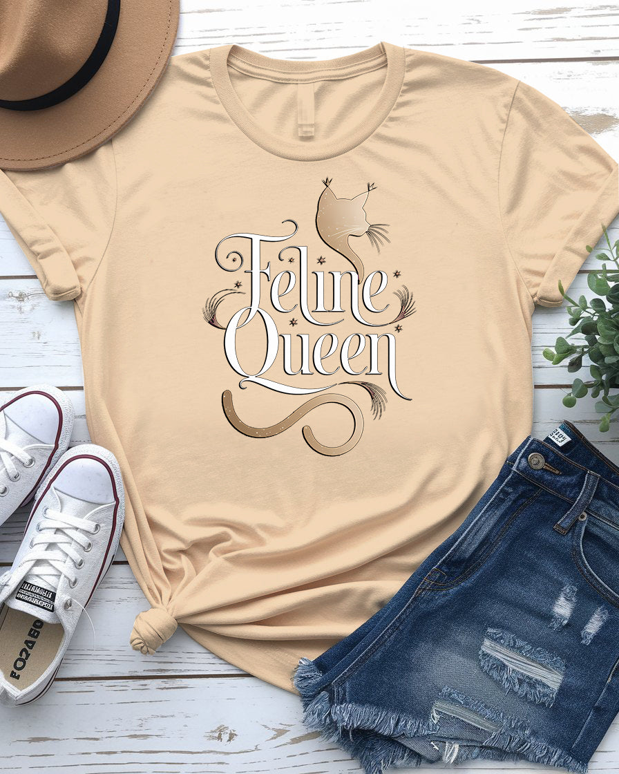 Felme Queen Cat Tee – Funny Cat Lover Shirt | Memez Store