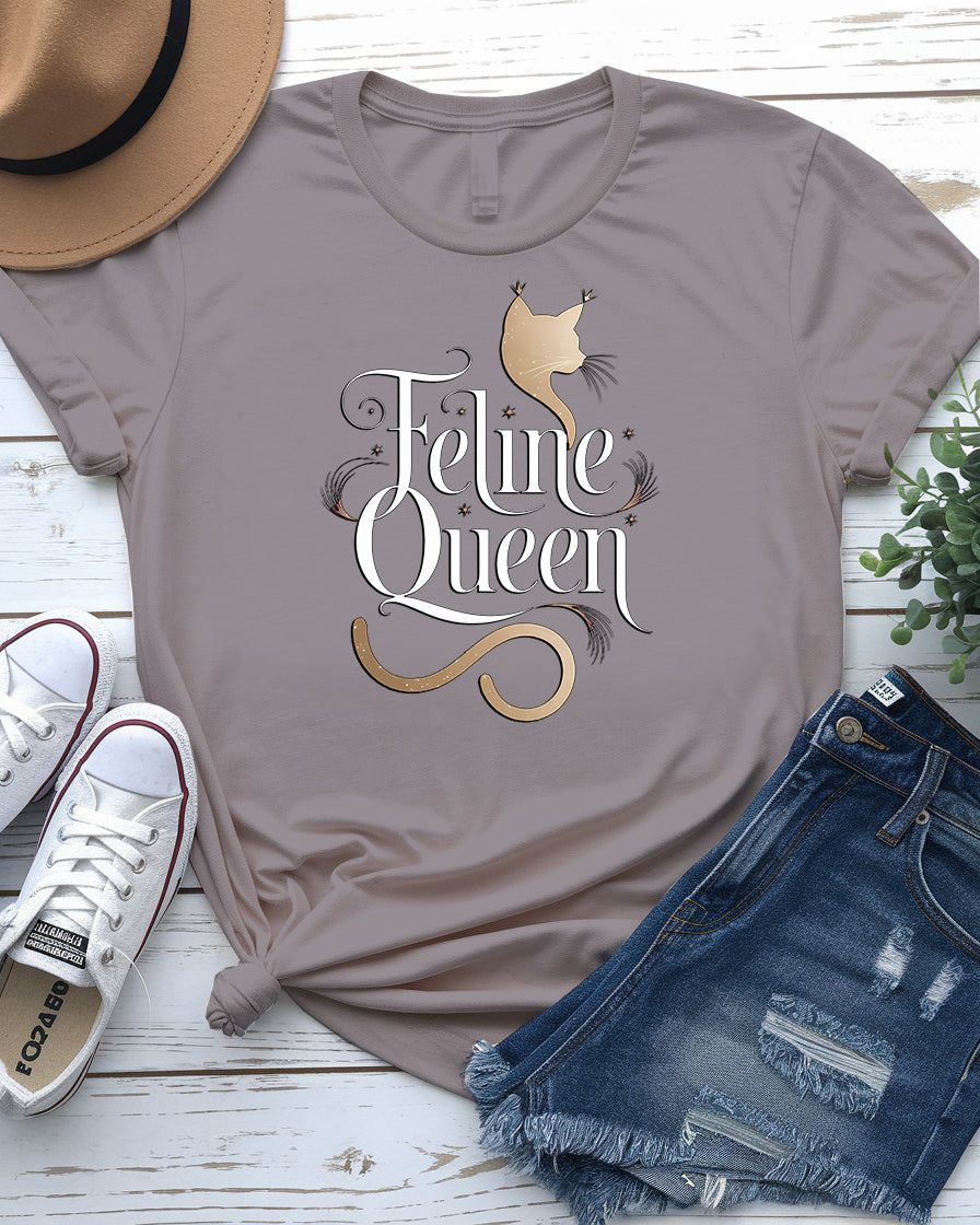 Felme Queen Cat Tee – Funny Cat Lover Shirt | Memez Store