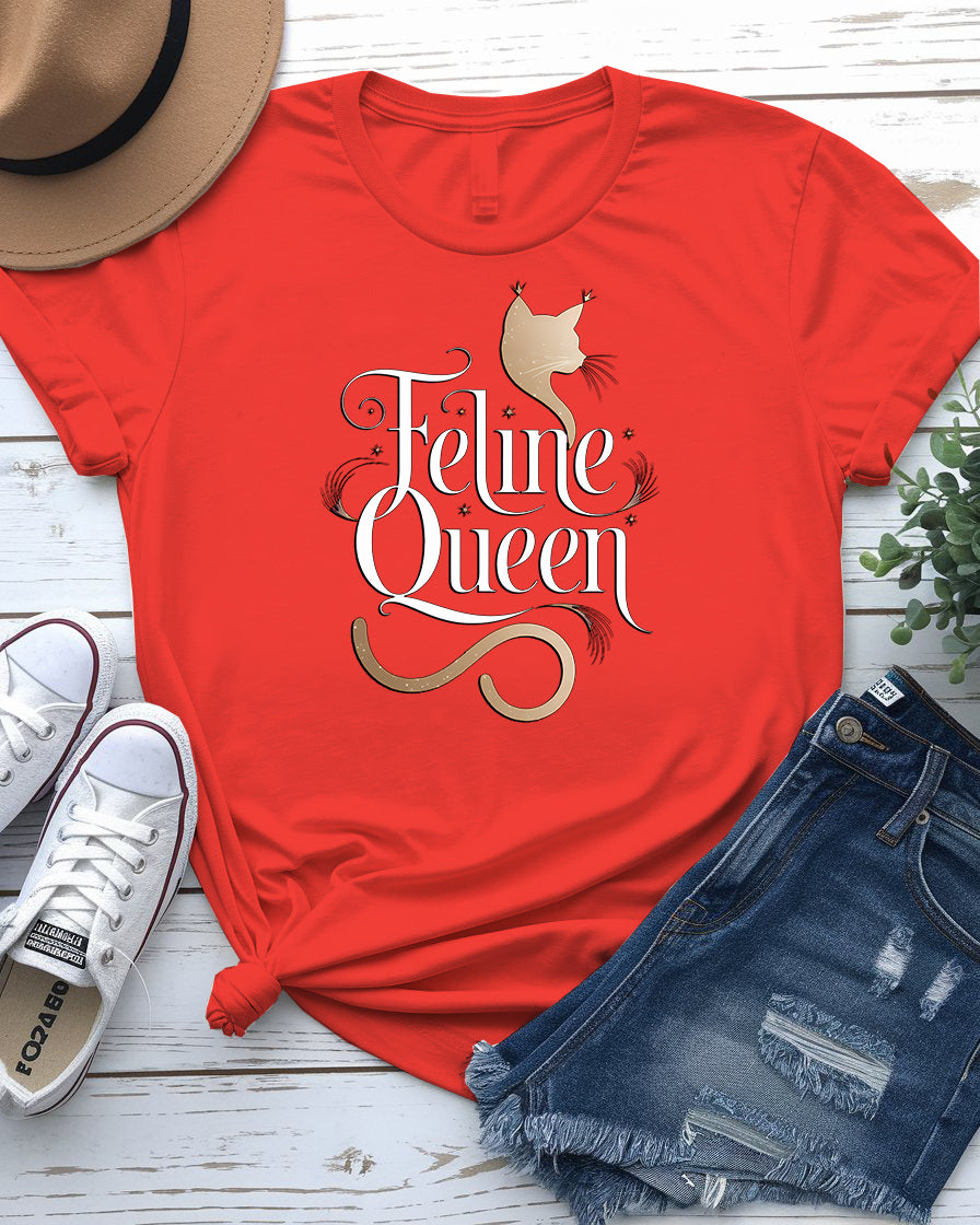 Felme Queen Cat Tee – Funny Cat Lover Shirt | Memez Store
