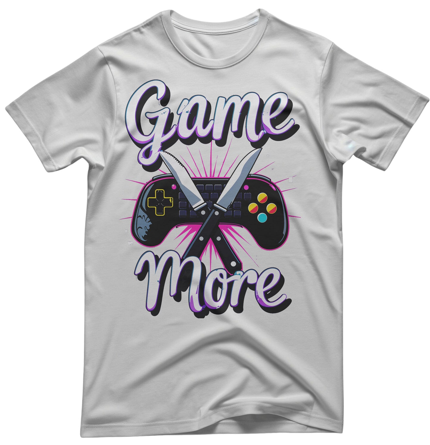Foodie Gamer Tee - Funny Gaming & Snack Meme Shirt | Memez Store