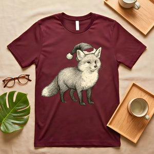 Hand drawn fox illustration graphic tee