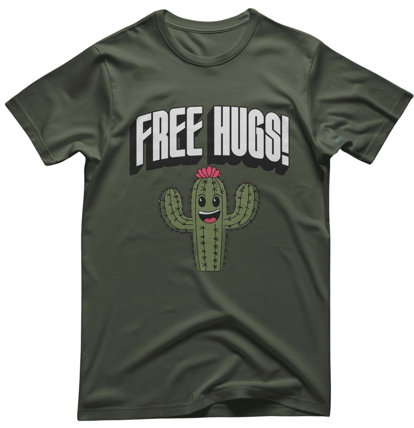 Free Hugs by Cactus Tee - Prickly Humor Apparel | Memez Store