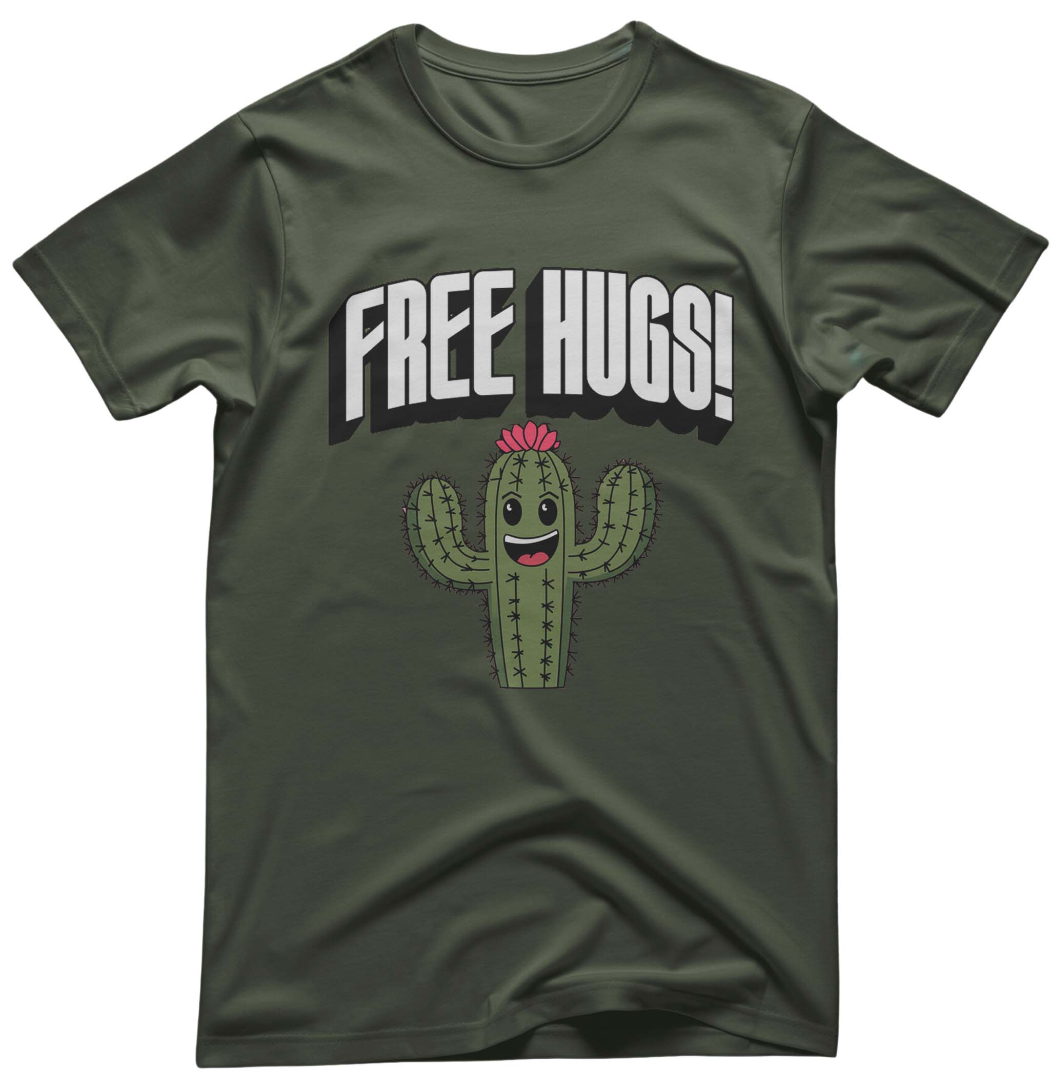 Free Hugs by Cactus Tee - Prickly Humor Apparel | Memez Store