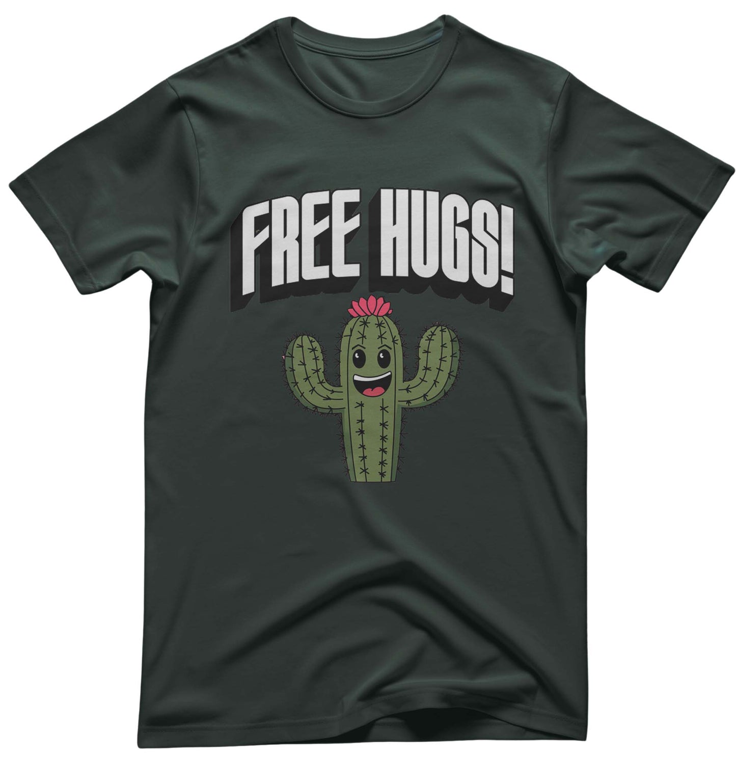 Free Hugs by Cactus Tee - Prickly Humor Apparel | Memez Store