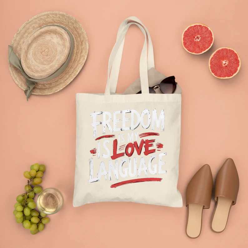 “Freedom Is My Language Unisex Jersey Tee by Memez Store”