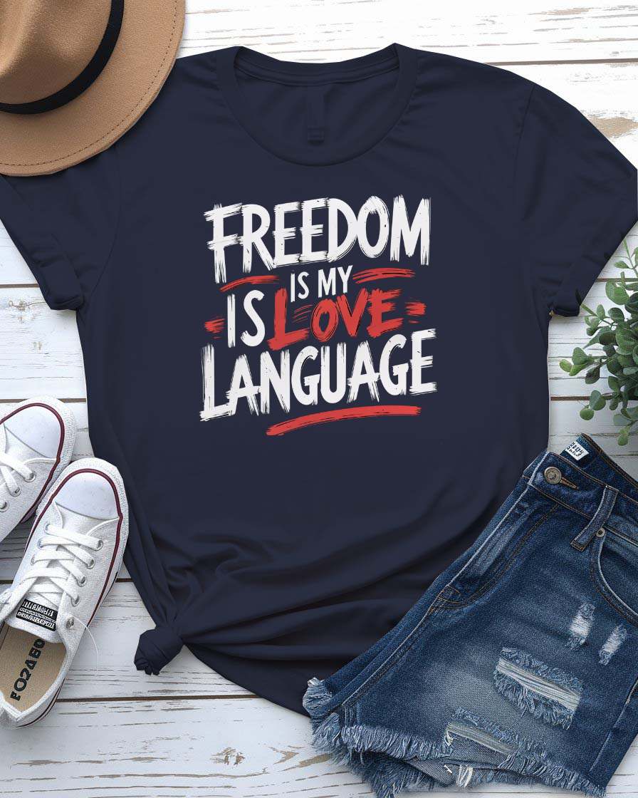 “Freedom Unisex Tee – Inspirational Quote Shirt Memez Store”
