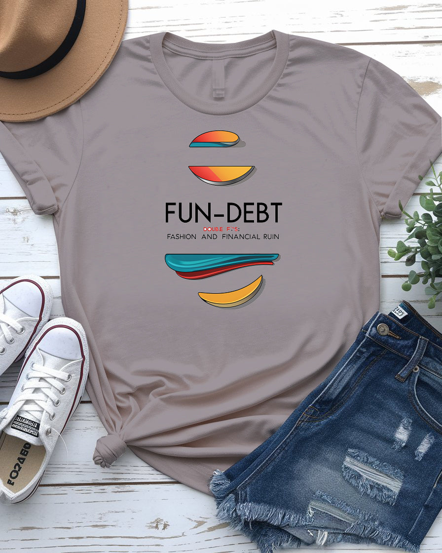 Fun-Debt Parody Tee – Fashion & Financial Ruin | Memez Store