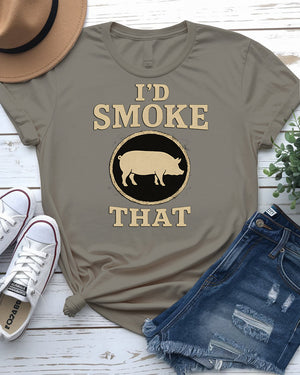 Funny BBQ & Weed Meme Tee – I Had Smoke Unisex Shirt by Memez Store