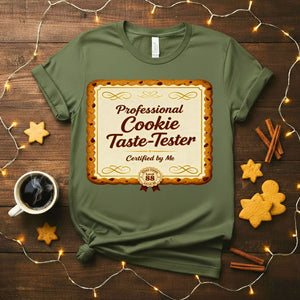 Funny Cookie Taste Tester Meme T-Shirt