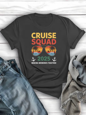 Funny Cruise Squad T-shirt - perfect for vacation group photos