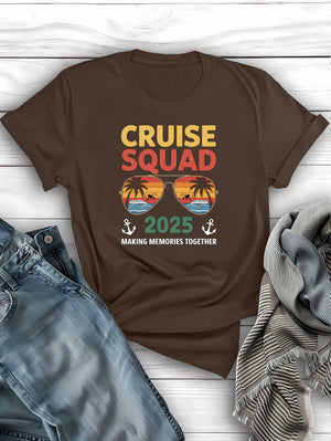 Funny Cruise Squad T-shirt - perfect for vacation group photos