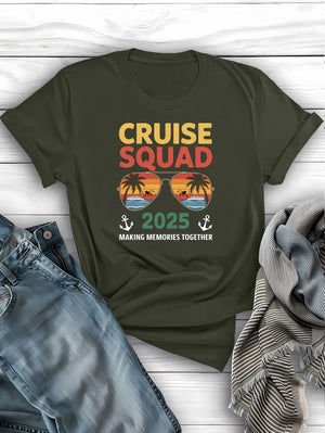 Funny Cruise Squad T-shirt - perfect for vacation group photos