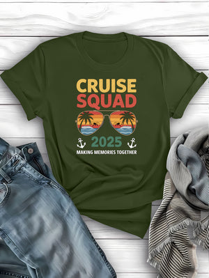 Funny Cruise Squad T-shirt - perfect for vacation group photos