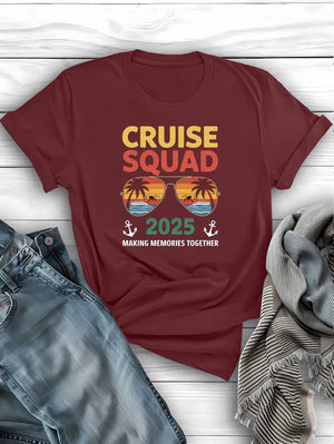 Funny Cruise Squad T-shirt - perfect for vacation group photos