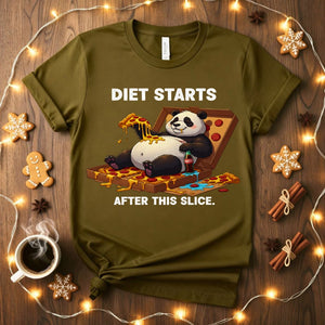 Funny Diet Starts Tomorrow T-Shirt for food lovers